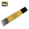 AMMO of Mig Jimenez 7606 RUBBER BRUSH SET